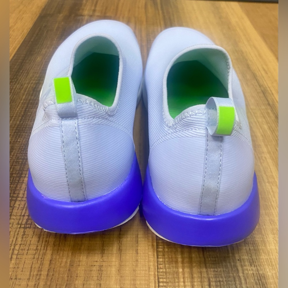 OOFOS OOmg Low Shoes Womens Size 9.5 Purple Slip-On Recovery Comfort Cushioned - Picture 4 of 8
